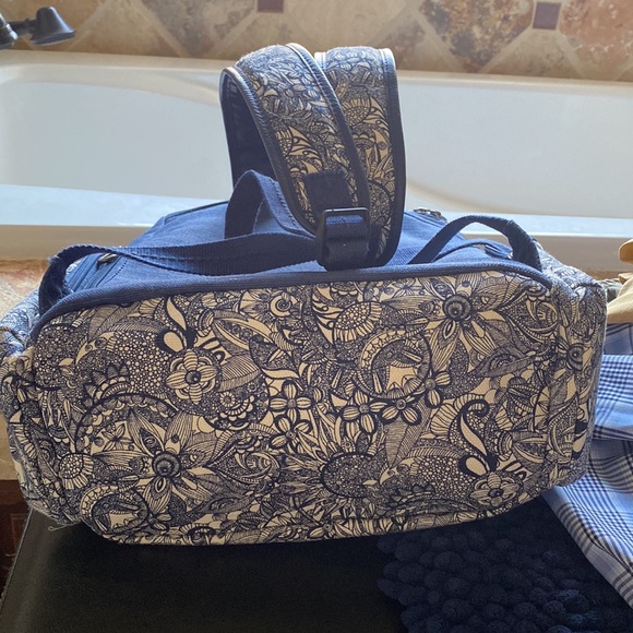 Sakroots Canvas Backpack Navy Desert Spirit - Picture 8 of 12